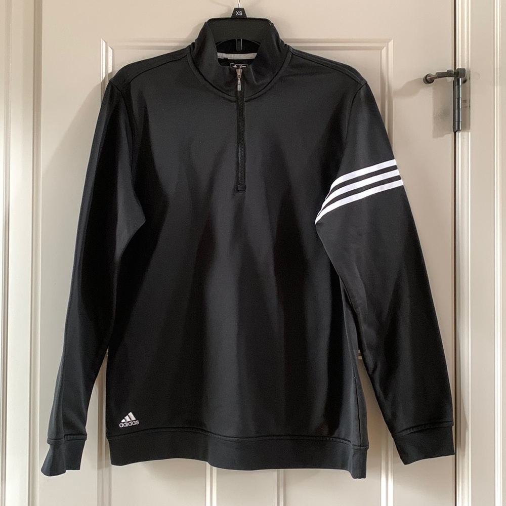 MENS-Adidas black 1/4 zip